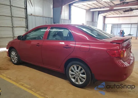 2009 Toyota Corolla Base from USA, damaged, VIN 2T1BU40E09C110954